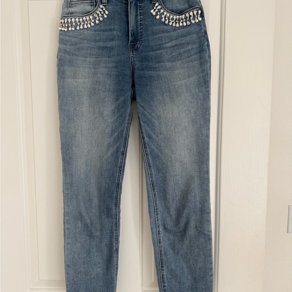 KUT from the Kloth “Rachael Fab Ab Mom Jean” – Size 2 – High Rise Stretchy